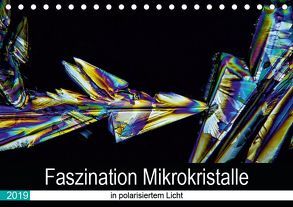 Faszination Mikrokristalle in polarisiertem Licht (Tischkalender 2019 DIN A5 quer) von Becker,  Thomas