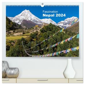 Faszination Nepal (hochwertiger Premium Wandkalender 2024 DIN A2 quer), Kunstdruck in Hochglanz von Koenig,  Jens