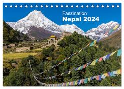 Faszination Nepal (Tischkalender 2024 DIN A5 quer), CALVENDO Monatskalender von Koenig,  Jens