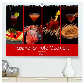 Faszination rote Cocktails (hochwertiger Premium Wandkalender 2024 DIN A2 quer), Kunstdruck in Hochglanz von Bildergalerie - Babett Paul,  Babetts