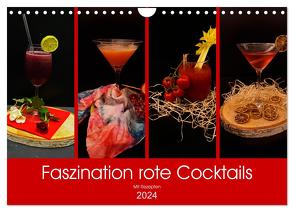 Faszination rote Cocktails (Wandkalender 2024 DIN A4 quer), CALVENDO Monatskalender von Bildergalerie - Babett Paul,  Babetts