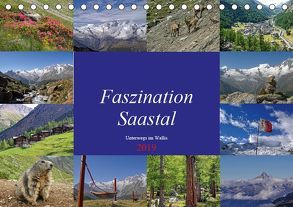 Faszination Saastal. Unterwegs im Wallis (Tischkalender 2019 DIN A5 quer) von Michel,  Susan
