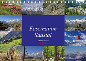 Faszination Saastal. Unterwegs im Wallis (Tischkalender 2020 DIN A5 quer) von Michel,  Susan