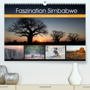 Faszination Simbabwe (Premium, hochwertiger DIN A2 Wandkalender 2022, Kunstdruck in Hochglanz) von Stern,  Angelika