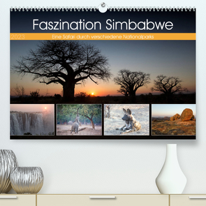 Faszination Simbabwe (Premium, hochwertiger DIN A2 Wandkalender 2023, Kunstdruck in Hochglanz) von Stern,  Angelika