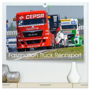 Faszination Truck Rennsport (hochwertiger Premium Wandkalender 2024 DIN A2 quer), Kunstdruck in Hochglanz von Wilczek,  Dieter