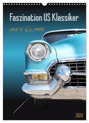 Faszination US Klassiker 1955 bis 1967 (Wandkalender 2024 DIN A3 hoch), CALVENDO Monatskalender von Gube,  Beate