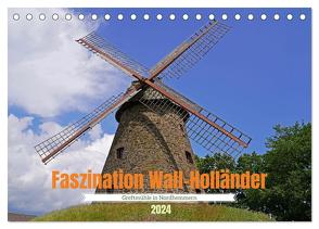 Faszination Wall-Holländer Greftmühle in Nordhemmern (Tischkalender 2024 DIN A5 quer), CALVENDO Monatskalender von Paul - Babett's Bildergalerie,  Babett