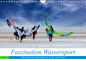 Faszination Wassersport – Windsurfen und Kitesurfen an Nord- und Ostsee (Wandkalender 2023 DIN A4 quer) von Falke,  Manuela
