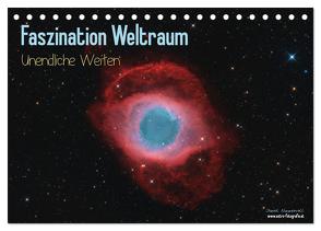 Faszination Weltraum – unendliche Weiten (Tischkalender 2024 DIN A5 quer), CALVENDO Monatskalender von Nimmervoll,  Daniel