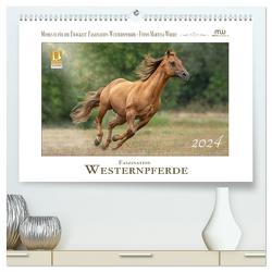 Faszination Westernpferde (hochwertiger Premium Wandkalender 2024 DIN A2 quer), Kunstdruck in Hochglanz von Wrede - Wredefotografie,  Martina