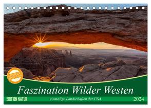 Faszination Wilder Westen (Tischkalender 2024 DIN A5 quer), CALVENDO Monatskalender von Leitz,  Patrick