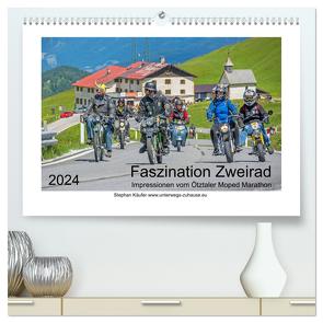 Faszination Zweirad – Impressionen vom Ötztaler Moped Marathon (hochwertiger Premium Wandkalender 2024 DIN A2 quer), Kunstdruck in Hochglanz von Käufer,  Stephan