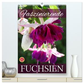 Faszinierende Fuchsien (hochwertiger Premium Wandkalender 2024 DIN A2 hoch), Kunstdruck in Hochglanz von Cross,  Martina