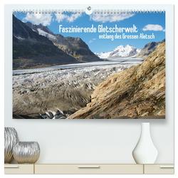 Faszinierende Gletscherwelt – entlang des Großen Aletsch (hochwertiger Premium Wandkalender 2024 DIN A2 quer), Kunstdruck in Hochglanz von Meise,  Ansgar