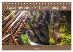 Faszinierende Naturschauspiele – imposante Klamm und Wasserfall Fotografie (Tischkalender 2024 DIN A5 quer), CALVENDO Monatskalender von Rosier (Videografic),  Thomas