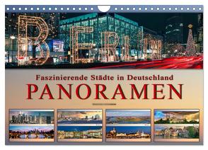 Faszinierende Städte in Deutschland – Panoramen (Wandkalender 2024 DIN A4 quer), CALVENDO Monatskalender von Roder,  Peter