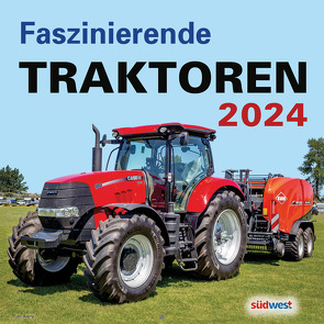 Faszinierende Traktoren 2024 – Monats-Wandkalender zum Aufhängen, 30,0 x 30,0 cm