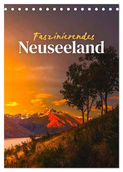 Faszinierendes Neuseeland (Tischkalender 2024 DIN A5 hoch), CALVENDO Monatskalender von SF,  SF