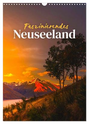 Faszinierendes Neuseeland (Wandkalender 2024 DIN A3 hoch), CALVENDO Monatskalender von SF,  SF