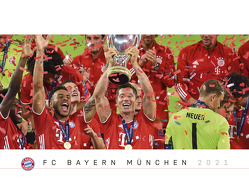 FC Bayern München 2021 Wand-Kalender – Fußball-Kalender – Fan-Kalender – 64×48 – Sport