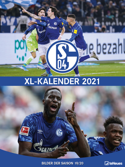 FC Schalke 04 2021 – Poster-Kalender-XL – Fußball-Kalender – Fan-Kalender – 48×64 – Sport