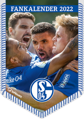 FC Schalke 04 2022 – Bannerkalender – Fan-Kalender – Fußball-Kalender – Wand-Kalender – 29,7×42 – Sport