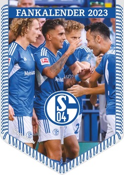 FC Schalke 04 2023 – Bannerkalender – Fan-Kalender – Fußball-Kalender – Wand-Kalender – 29,7×42 – Sport