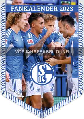 FC Schalke 04 2024 – Bannerkalender – Fan-Kalender – Fußball-Kalender – Wand-Kalender – 29,7×42 – Sport