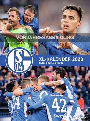 FC Schalke 04 2024 – Poster-Kalender-XL – Fußball-Kalender – Fan-Kalender – 48×64 – Sport