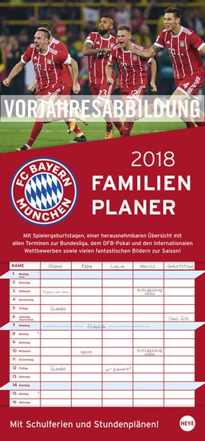 FCB Familienplaner – Kalender 2019 von Heye