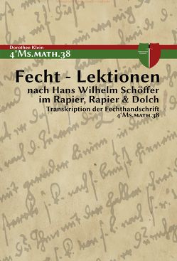 Fecht – Lektionen von Klein,  Dorothee