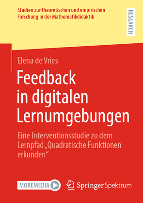 Feedback in digitalen Lernumgebungen von de Vries,  Elena