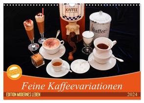 Feine Kaffeevariationen (Wandkalender 2024 DIN A3 quer), CALVENDO Monatskalender von Jäger,  Anette/Thomas