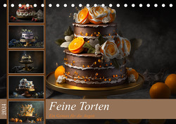 Feine Torten (Tischkalender 2024 DIN A5 quer) von Meutzner,  Dirk