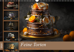 Feine Torten (Wandkalender 2024 DIN A3 quer), CALVENDO Monatskalender von Meutzner,  Dirk