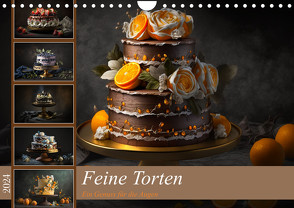 Feine Torten (Wandkalender 2024 DIN A4 quer), CALVENDO Monatskalender von Meutzner,  Dirk