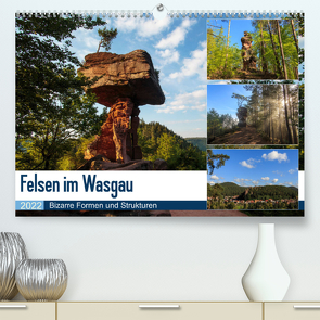 Felsen im Wasgau (Premium, hochwertiger DIN A2 Wandkalender 2022, Kunstdruck in Hochglanz) von Jordan,  Andreas