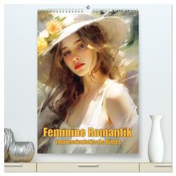 Feminine Romantik – Impressionistische Bilder (hochwertiger Premium Wandkalender 2024 DIN A2 hoch), Kunstdruck in Hochglanz von Brunner-Klaus,  Liselotte