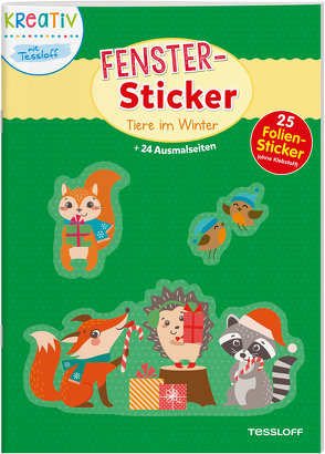 Fenster-Sticker Tiere im Winter von Schmidt,  Sandra