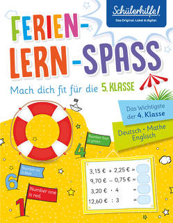 Ferien-Lern-Spaß | Mach dich fit für die 5. Klasse von Bergmann,  Hans, Füllemann,  Angelika, Heuchert,  Detlev, Kamitz,  Merle, Lassert,  Ursula, Scheller,  Anne