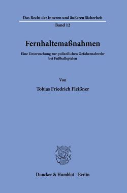 Fernhaltemaßnahmen. von Fleißner,  Tobias Friedrich