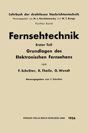 Fernsehtechnik von Schröter,  F.