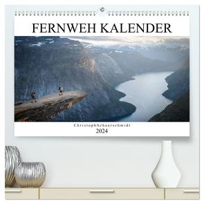 Fernweh Kalender (hochwertiger Premium Wandkalender 2024 DIN A2 quer), Kunstdruck in Hochglanz von Schaarschmidt,  Christoph