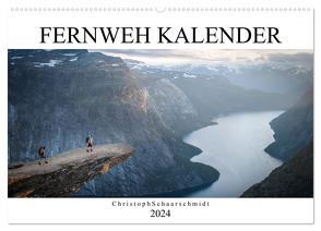 Fernweh Kalender (Wandkalender 2024 DIN A2 quer), CALVENDO Monatskalender von Schaarschmidt,  Christoph