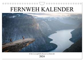 Fernweh Kalender (Wandkalender 2024 DIN A4 quer), CALVENDO Monatskalender von Schaarschmidt,  Christoph