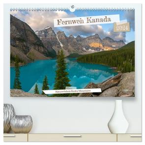 Fernweh Kanada – Naturerlebnis Rocky Mountains (hochwertiger Premium Wandkalender 2024 DIN A2 quer), Kunstdruck in Hochglanz von alfotokunst,  alfotokunst