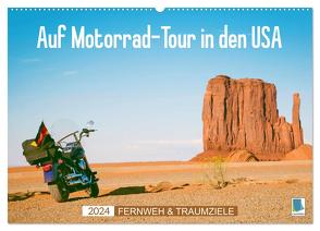 Fernweh und Traumziele: Auf Motorrad-Tour in den USA (Wandkalender 2024 DIN A2 quer), CALVENDO Monatskalender von CALVENDO,  CALVENDO