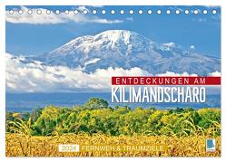 Fernweh und Traumziele: Entdeckungen am Kilimandscharo (Tischkalender 2024 DIN A5 quer), CALVENDO Monatskalender von CALVENDO,  CALVENDO