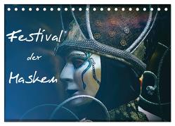 Festival der Masken (Tischkalender 2024 DIN A5 quer), CALVENDO Monatskalender von Hampe,  Gabi